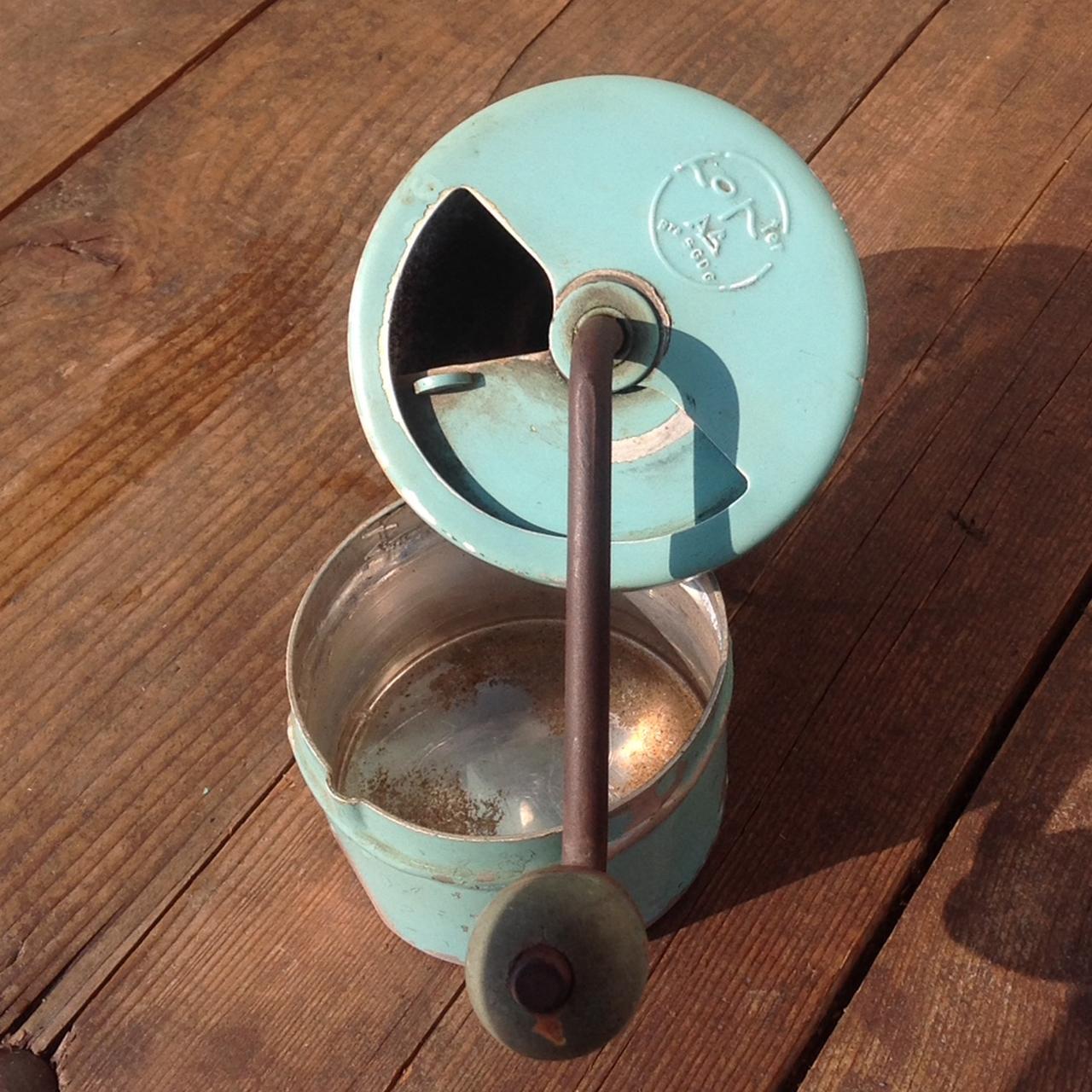 MACININO VINTAGE DA CAMPEGGIO IN ALLUMINIO ANODIZZATO RETRO'