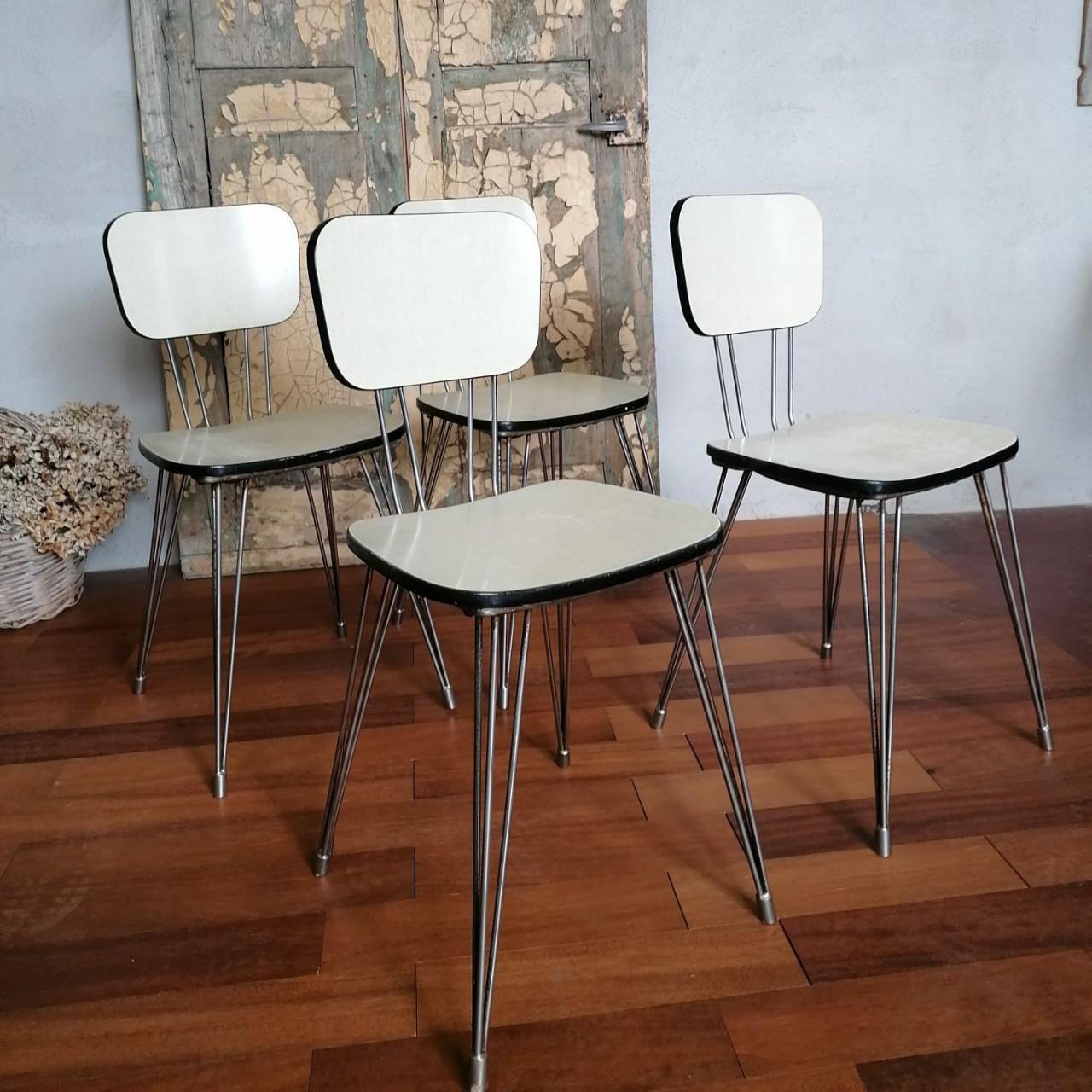SEDIE IN FORMICA ANNI '60/'70