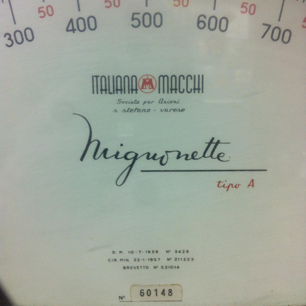 BILANCIA VINTAGE ANNI '60 ITALIANA MACCHI MIGNONETTE