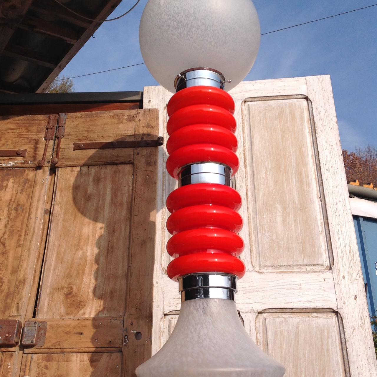 LAMPADA SPACE AGE ANNI '70 ATTRIBUITA AD ALDO NASON PER MAZZEGA