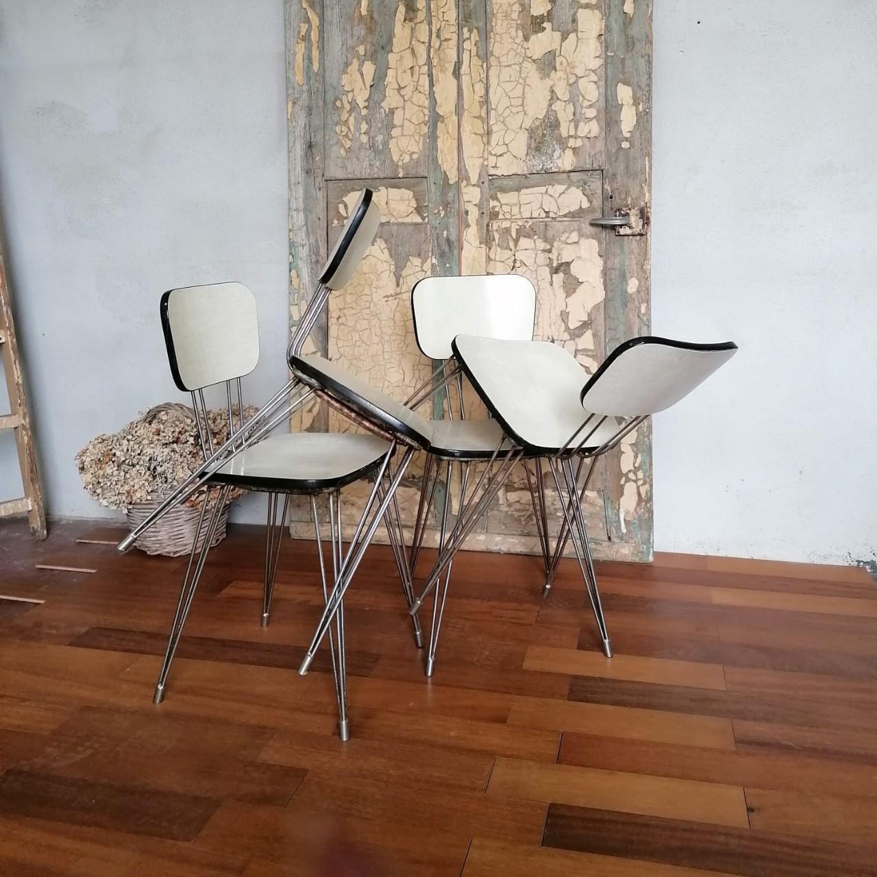 SEDIE IN FORMICA ANNI '60/'70