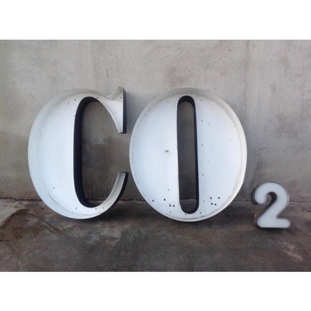 LETTERE PUBBLICITARIE VINTAGE OVERSIZE