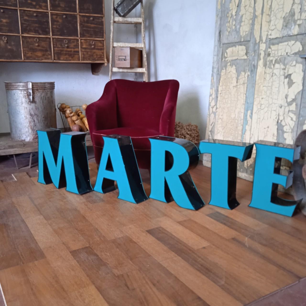 LETTERE PUBBLICITARIE VINTAGE OVERSIZE