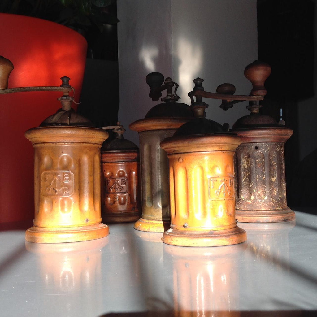 MACINA CAFFE' VINTAGE IN LEGNO