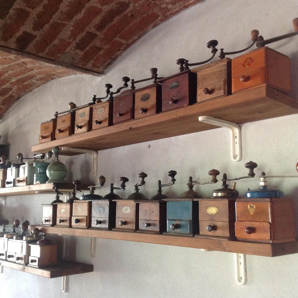 MACINA CAFFE' VINTAGE IN LEGNO