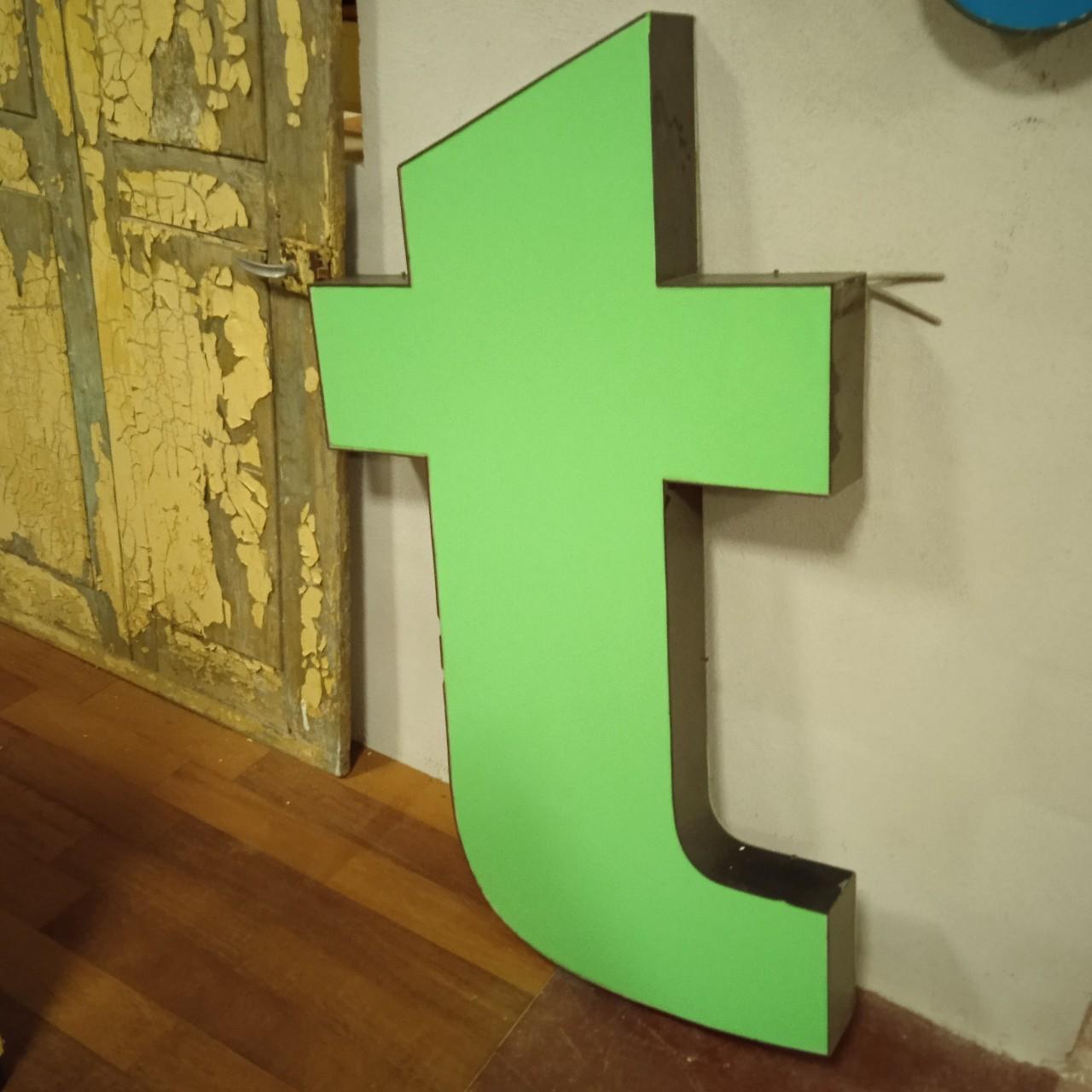 LETTERE PUBBLICITARIE VINTAGE OVERSIZE