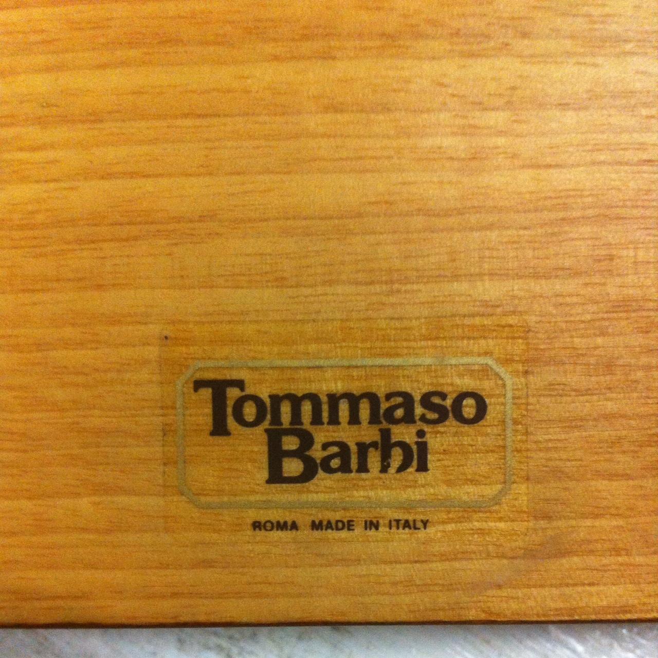 TOMMASO BARBI – SCRIGNO DESIGN VINTAGE IN LEGNO E OTTONE