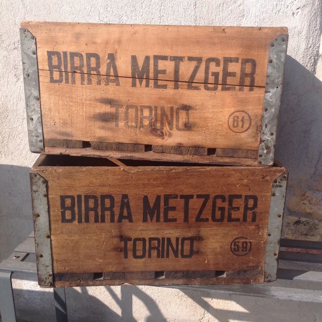 CASSA BIRRA VINTAGE METZGER TORINO – ORIGINALE ANNI ’50/’60