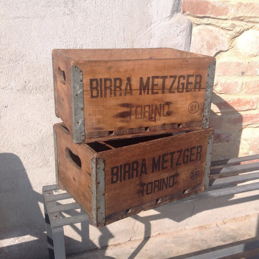 CASSA BIRRA VINTAGE METZGER TORINO – ORIGINALE ANNI ’50/’60