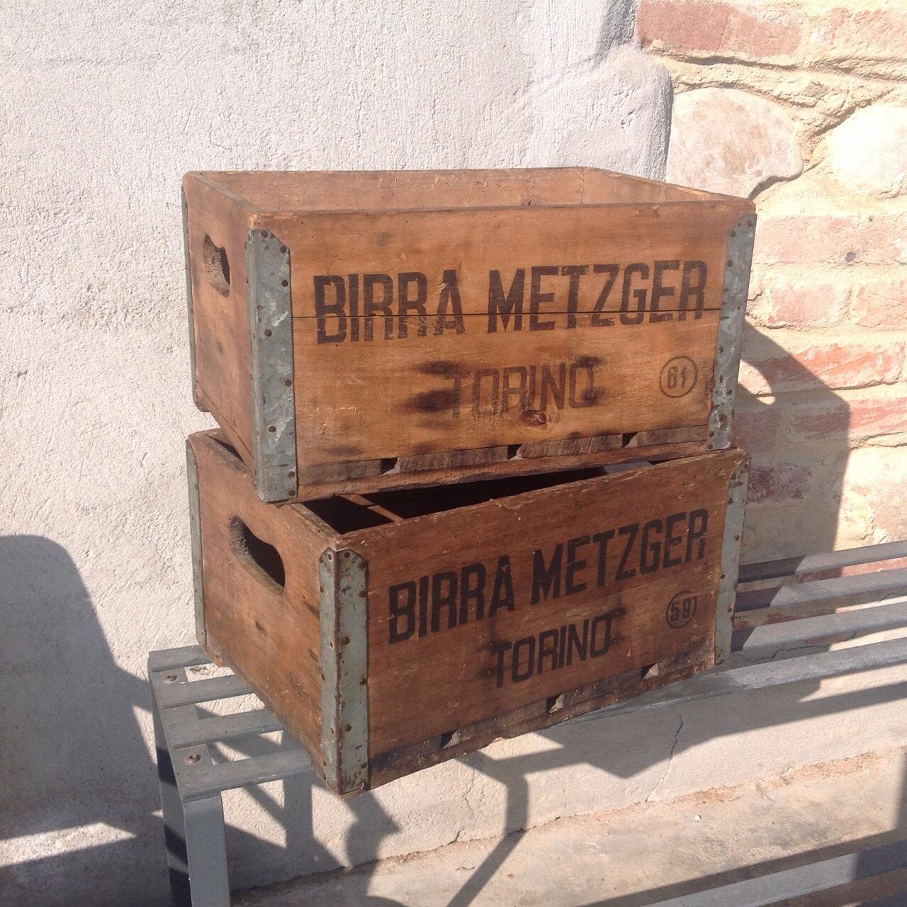 CASSA BIRRA VINTAGE METZGER TORINO – ORIGINALE ANNI ’50/’60