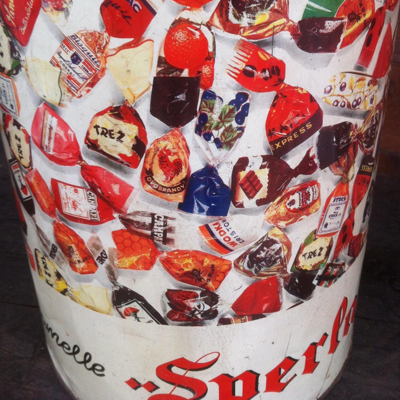 SPERLARI VINTAGE – BARATTOLO PUBBLICITARIO ANNI ’60 ICONICO
