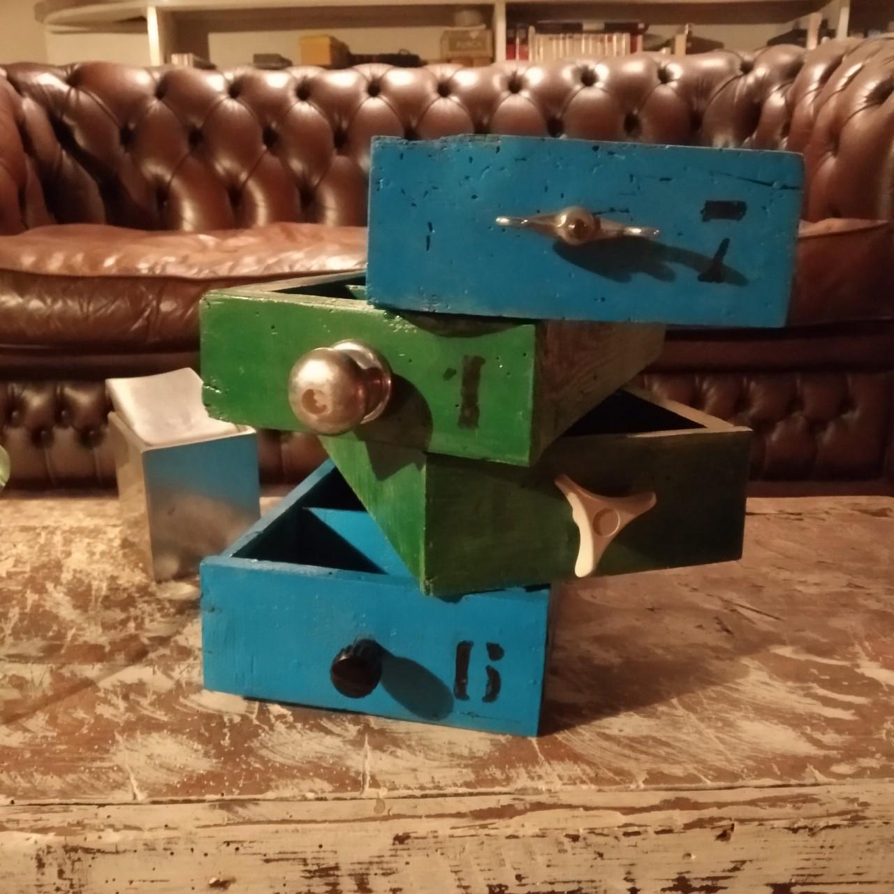 ORGANIZER VINTAGE IN LEGNO