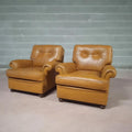 POLTRONE IN VERA PELLE ANNI '70/'80